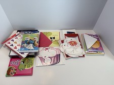 Holiday Greeting Cards 60  Lot of 268 Envelopes, Hallmark Stationary Box