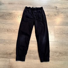Jumping Beans Twill Joggers Comfy Knit Waist Black Pants Boys Size 6