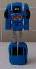 Vintage Remco Zybotz Torque Blue Car Robot Transforming Toy 1984 Series 1
