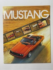 Original 1981 Ford Mustang Car Sales Brochure (15 Color Pages)