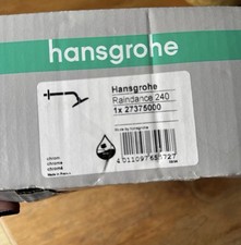 Hansgrohe Raindance 240mm Wall-Mounted Shower Head Chrome 27461000