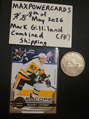 2024-25 UPPER DECK EXTENDED SIDNEY CROSBY ENCORE E-23   GOLD  