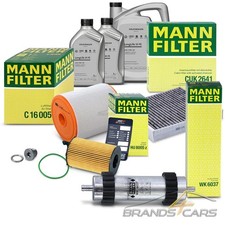 MANN INSPEKTIONSPAKET + 7l 0W-30 ÖL FÜR AUDI A6 C7 4G A7 4G 3.0 TDI BJ 10-18