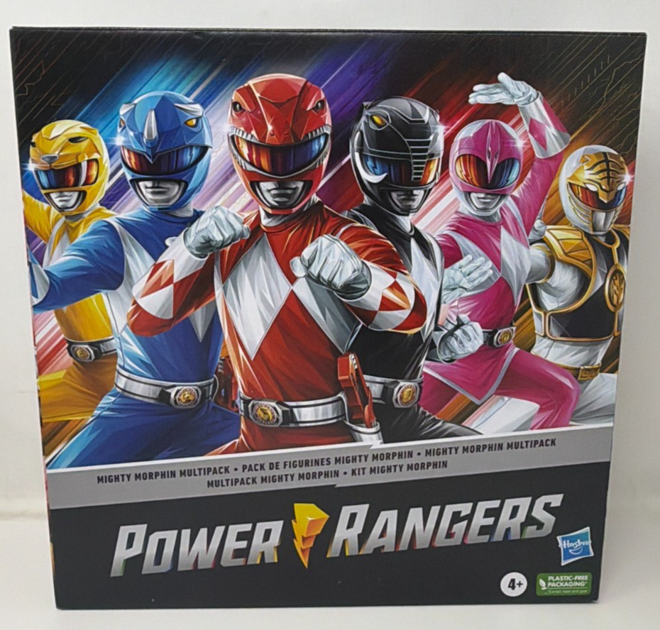 Mighty Morphin Multipack 6 pack Power Rangers Action Figures New In Open Box!