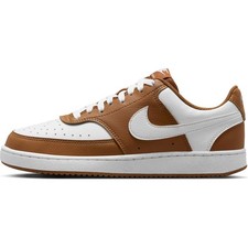 NWT Nike Women's Court Vision Low Next Nature dark tan/White , 11 US