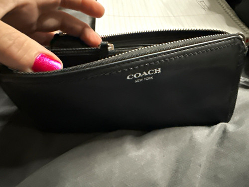 Coach long zip-around / accordion wallet