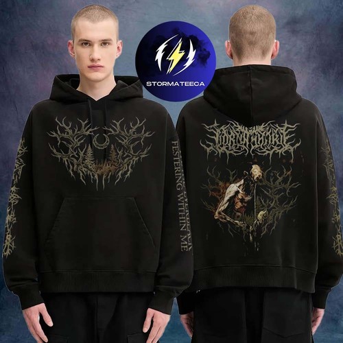 Lorna Shore Merch Tour 2026 Event Graphic Unisex Hoodie Shirt - Bild 1 von 4