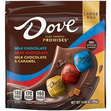 DOVE PROMISES Milk Chocolate, Dark Chocolate, and Milk Chocolate  Caramel Varie