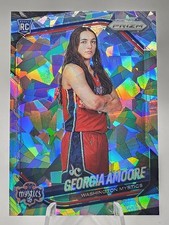 2025 Panini Prizm WNBA Georgia Amoore (RC) #103 Cracked Ice Washington Mystics 