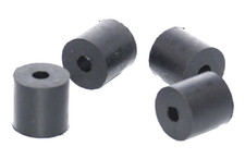 5/16" ID x 1" OD x 1" Rubber Spacers for ATV UTV Motorcycle Powersport Isolator