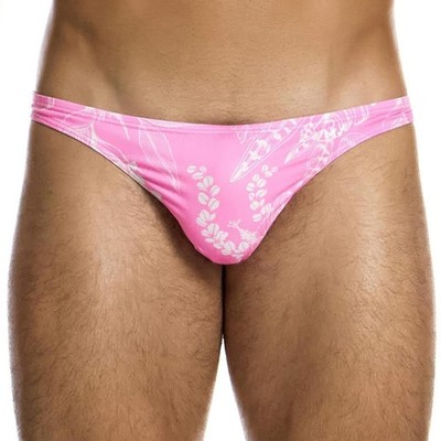 Modus Vivendi Floreale Low Cut Swim Slip Herren Strand Bikini Micro Skimpy Floral
