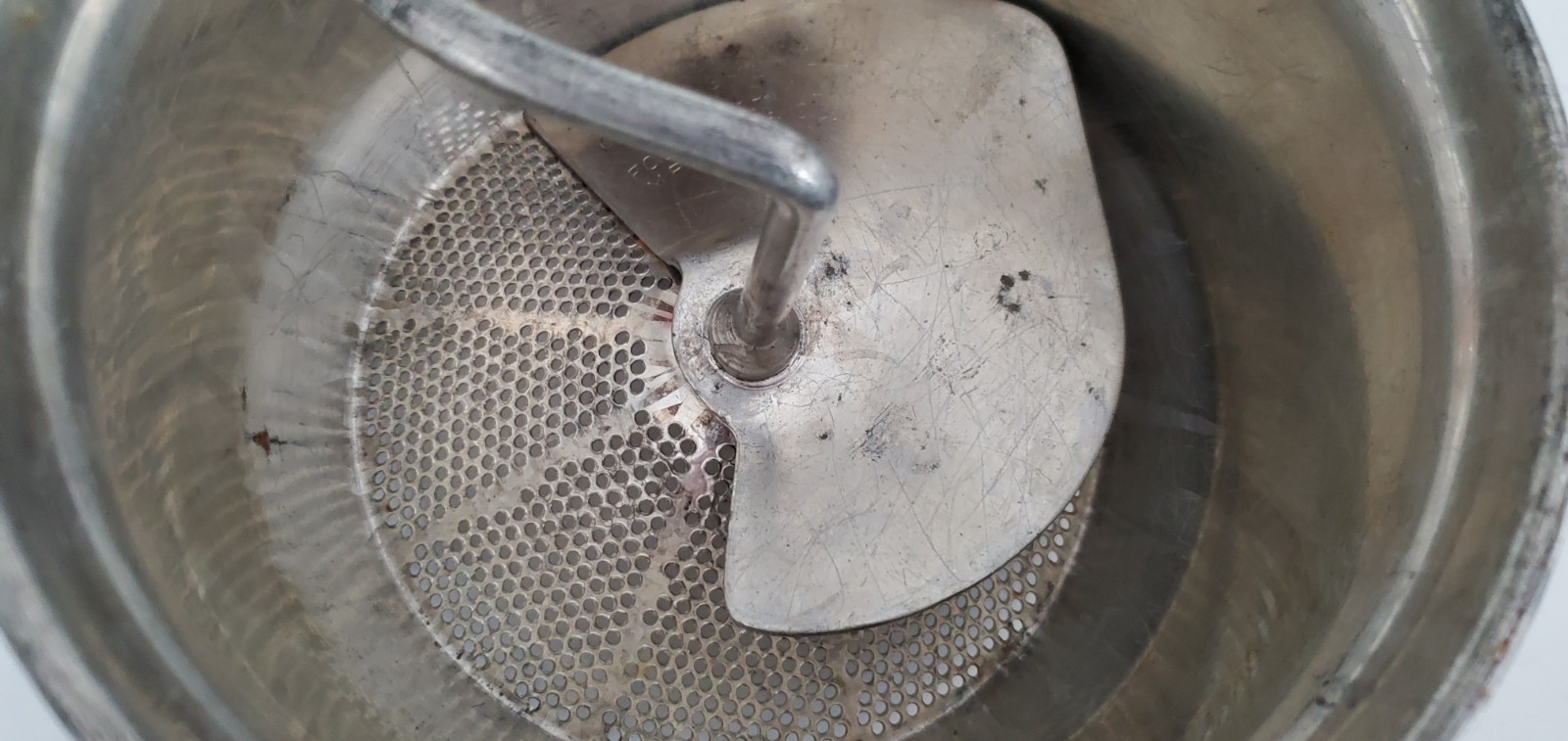 Vintage Foley Food Mill Tomato De-Seeder For Juice Grinder Canning Red Handle