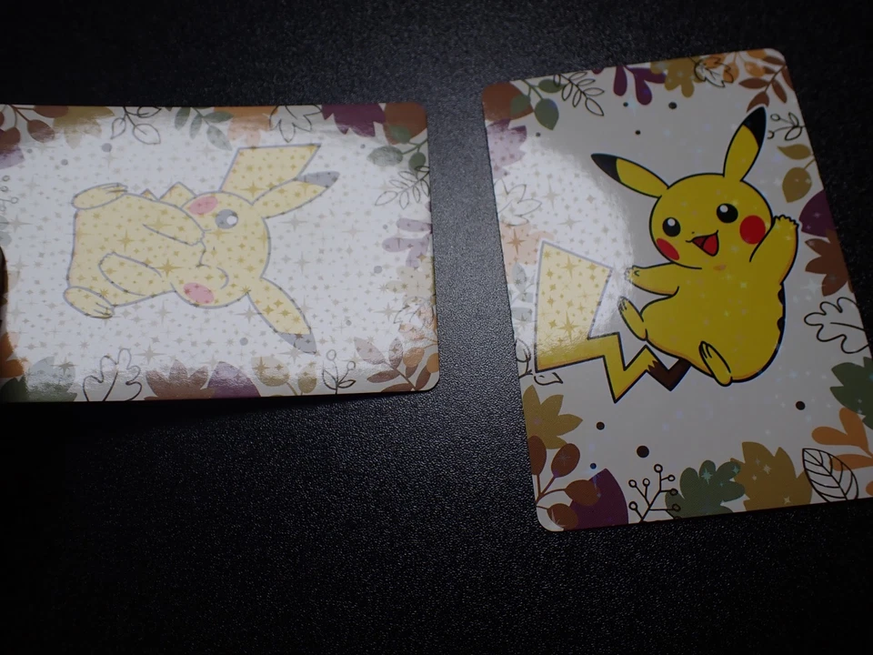 Pokemon Card Pronto Promo Holo Prism Shining Pikachu x2 SET #5958 EX - Image 3 of 4