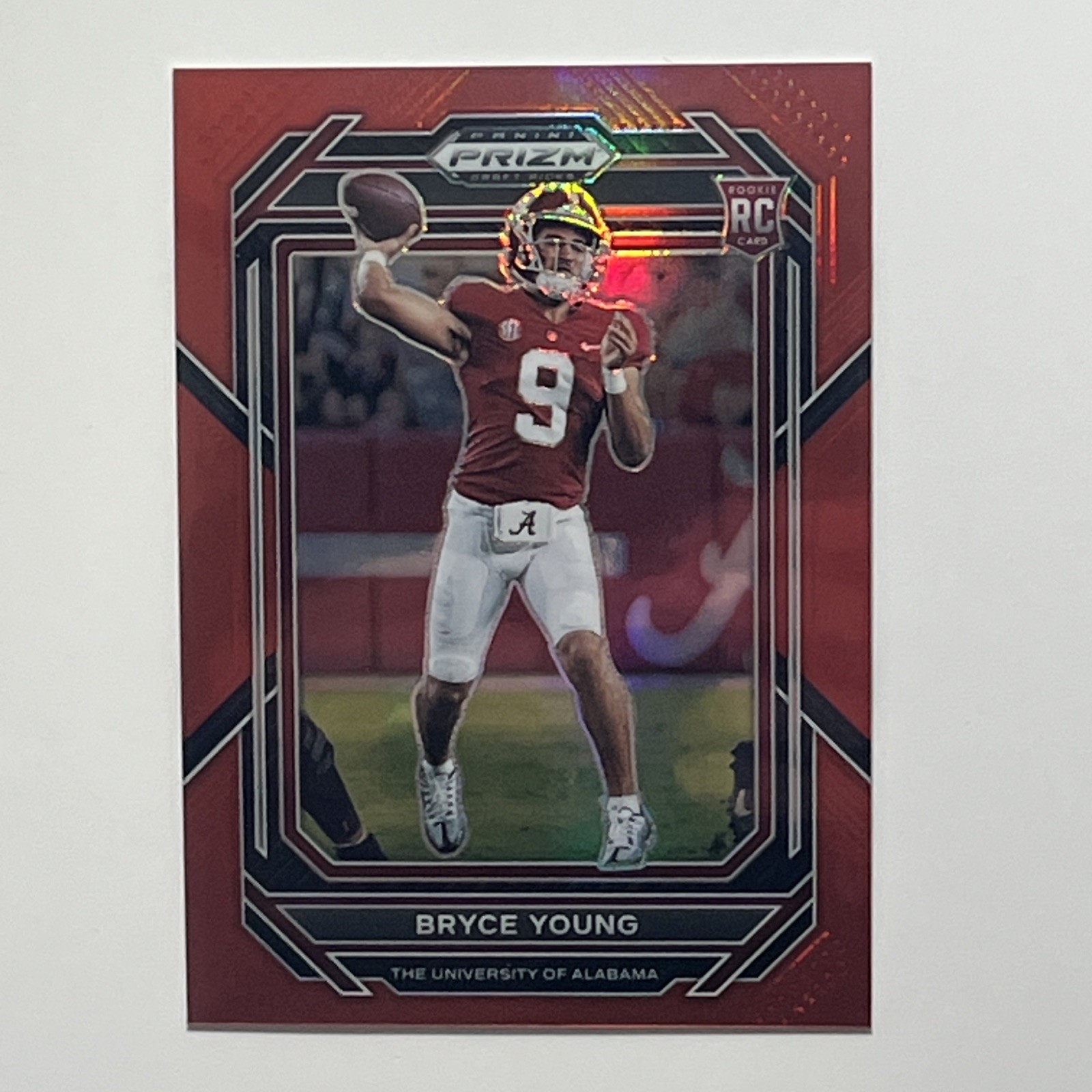 Bryce Young 2023 Rookie SSP /299 Panini Draft Picks Red Prizm #101