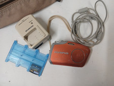 Olympus Stylus Verve Mju Mini Digital Camera, battery, charger, SD