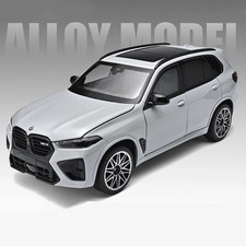 1:24 BMW X5M X5 SUV Alloy Diecast Metal Car Model Sound Light Toy Gift