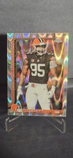 Myles Garrett  2025 Topps Chrome Ray Wave Refractor # 70 Cleveland Browns