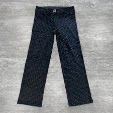 Juicy Couture Pants Womens Large Track Rhinestone Bling Sleep Polka Dot 90s Y2K