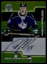 2001-02 Be a Player Signature Series Autographs Gold Adam Deadmarsh Auto Los