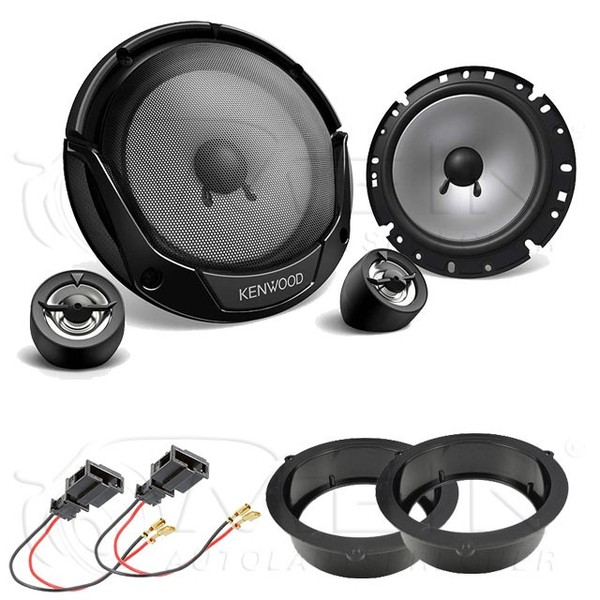 Kenwood Lautsprecher FüR Audi Q3 2011-2018 Hinten TüR Heck 2-Wege 300W 165 #CB9X-image