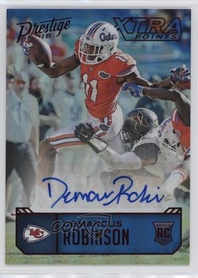 2016 Prestige Rookie Signatures Xtra Points Red Demarcus Robinson Auto RC 1k3z