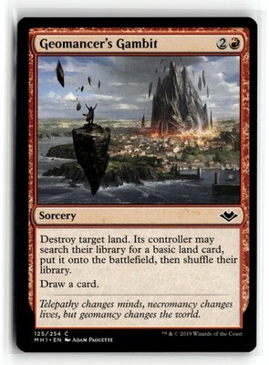 MAGIC TG: Modern Horizons #125 Geomancer's Gambit Common .M2A