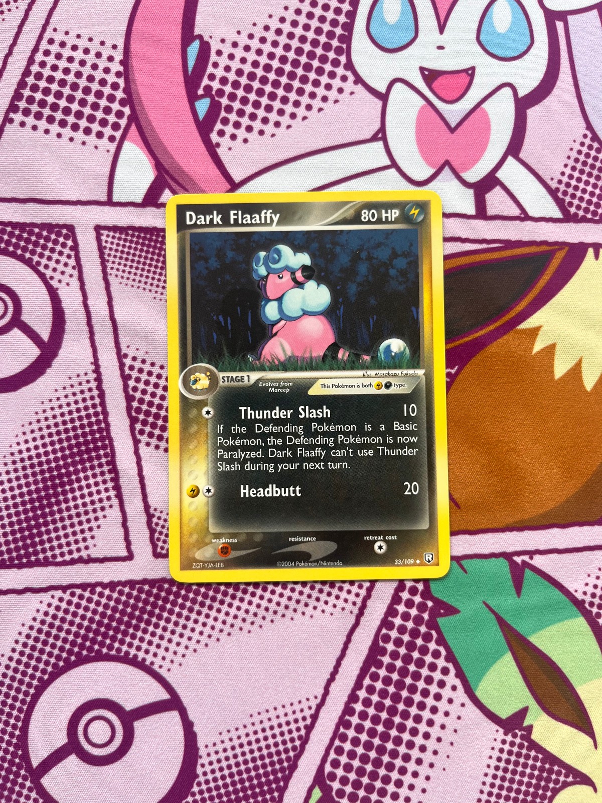 Pokemon TCG - Dark Flaaffy 33/109 - NON HOLO - EX Team Rocket Returns - NM