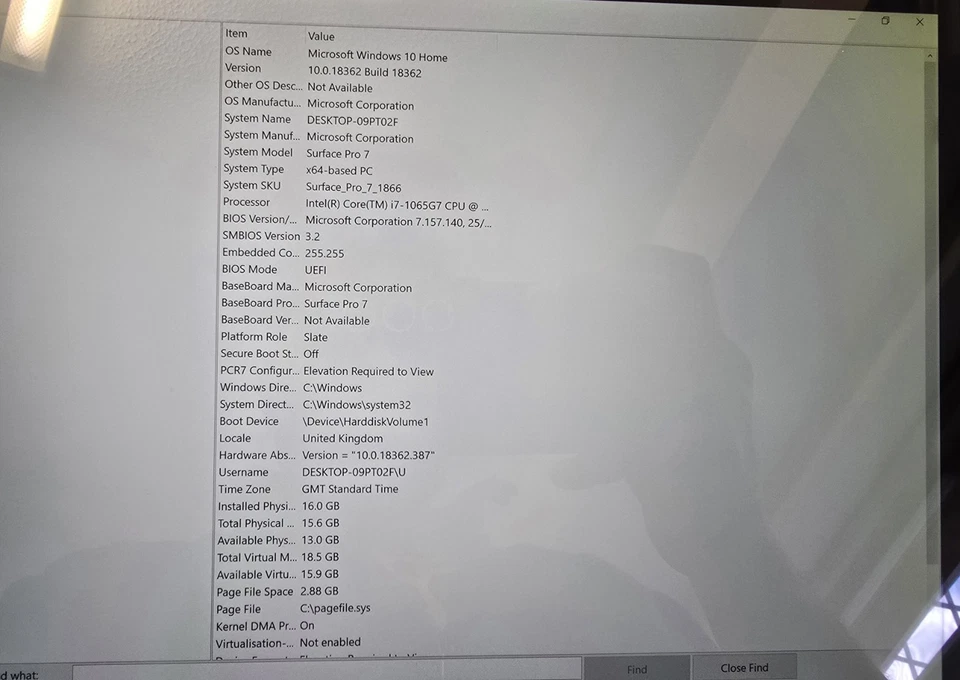 Microsoft Surface Pro 7 Core i5 1035G4 10TH Gen 16GB RAM 256GB (Minor Flicker) - Image 4 of 4