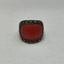 Vintage 925 Solid Sterling Silver Gemstone Ring