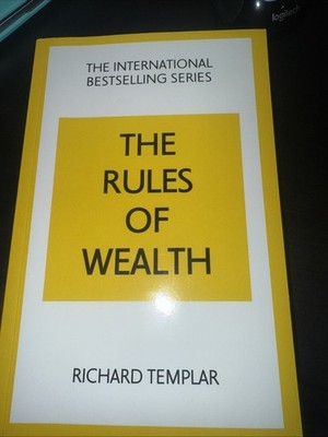 The Rules of Wealth by Richard Templar Paperback Book