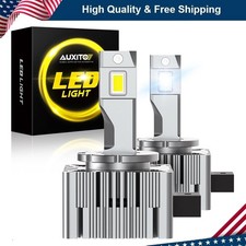AUXITO D3S D3R LED Headlight Bulbs 6000K High/Low Beam 180W 20000LM HID Replace