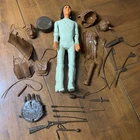 Vtg. Marx Johnny West Cherokee Geronimo 60's Indian Action Figure 12" W/ Access.
