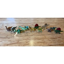 Vintage Safari LTD Lot Of 12 Hard Rubber Toy Dinosaur Figures 2  