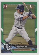 2018 Bowman Draft Green 65/99 Ford Proctor #BD-105 z6b