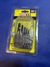 RYOBI Set of 5 Spiral Screw Extractor NOS