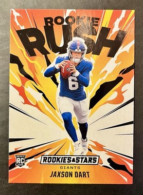 2025 Panini Rookie & Stars Rookie Rush Jaxson Dart #6 NFL Rookie RC Giants