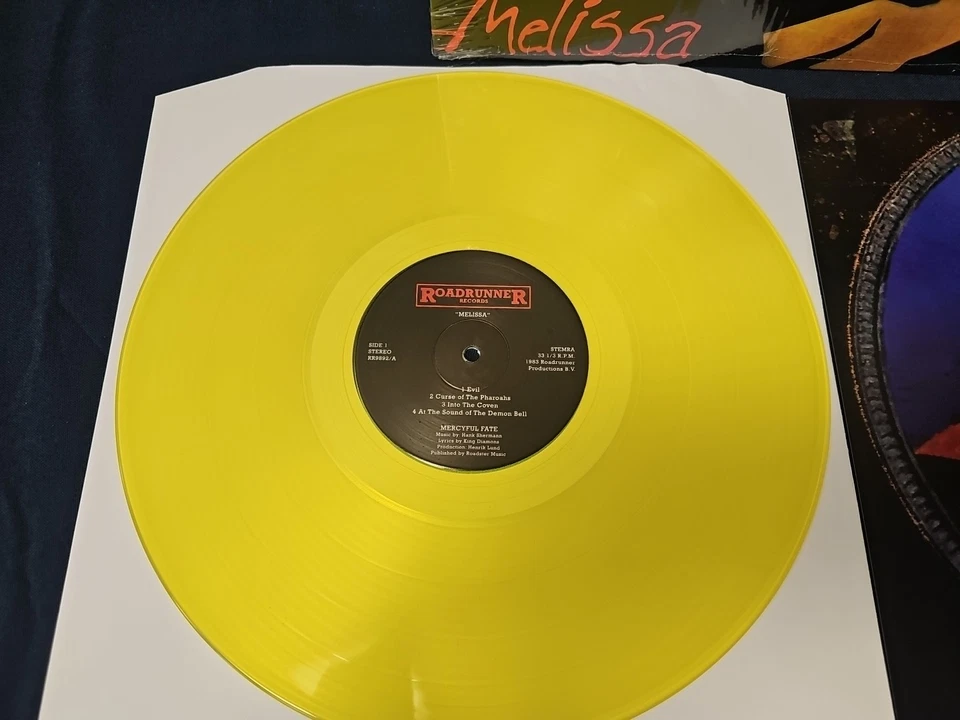 Mercyful Fate - Melissa [Yellow] RARE KING DIAMOND VINYL RECORD 💛  - Image 2 of 4