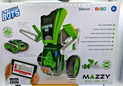 XTREM BOTS MAZZY  Build, Code, Play Build Vehicle & Robot  STEM Bluetooth NOB