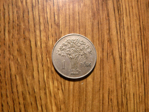 VIETNAM 1 DONG 1964 COIN (517)
