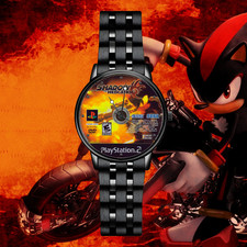 Shadow the Hedgehog PS2 Engraved Wristwatch