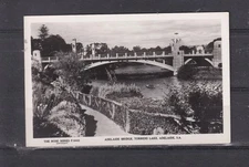 SOUTH AUSTRALIA, ADELAIDE BRIDGE, TORRENS LAKE, c1950 Rose Series ppc, unused.