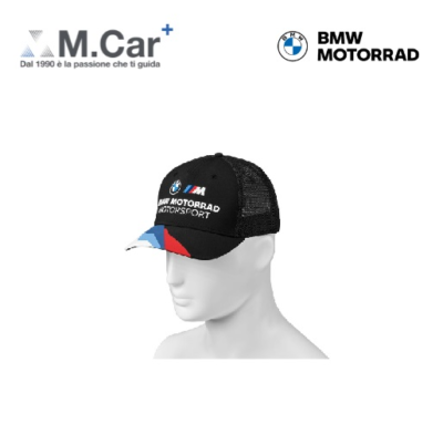 Cappello Berretto Nero Lifestyle BMW Motorrad con Loghi BMW M 76615A82566