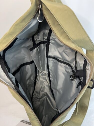 NWT AmeriBag Healthy Back Bag 19” Taupe Sling Bag Distressed Nylon *NOTE - Picture 12 of 19
