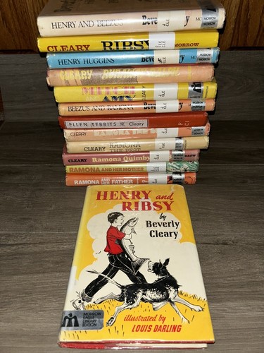 HENRY AND RIBSY Beverly Cleary HC Children's Fiction Book 1954 Ramona Series 1st - Picture 2 of 24