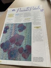 Vintage Edelbl&uuml;tenblatt Anleitung: So kombinieren Sie echte Blumen & Stickerei