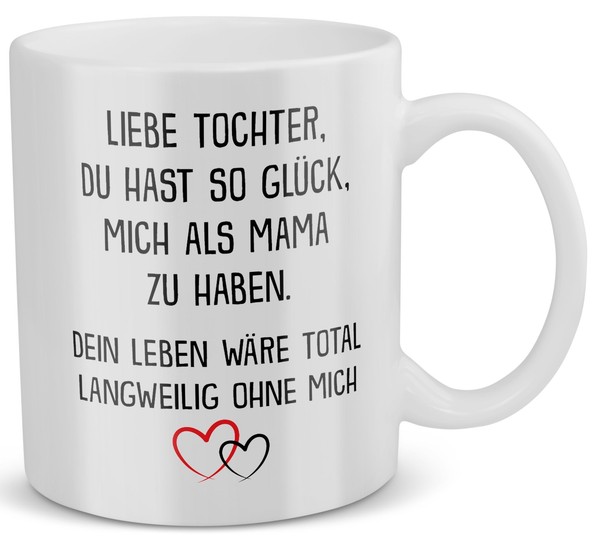 Tochter Geschenk Von Mama Zum Geburtstag 18 Jahre Mutter Kind Tasse Weihnachten-image