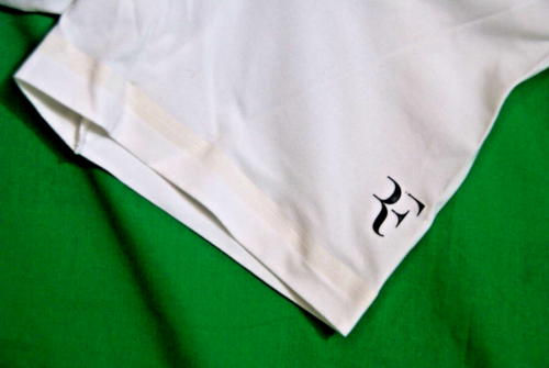 Roger Federer Nike Premier RF Henley Tennisshirt weiß Größe XL Wimbledon 2015 - Bild 7 von 13