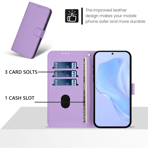 Funda de cuero plegable tipo billetera para teléfono Motorola G05 G15 E14 G85 Edge 50 - Imagen 14 de 115