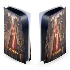 OFFICIAL THE FLASH TV SERIES POSTER VINYL SKIN FOR SONY PS5 DISC EDITION CONSOLE