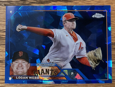 2023 Topps Chrome Sapphire Logan Webb, SF Giants, #368